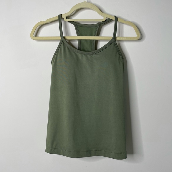 Athleta Tops - Athleta Army Green Athletic Tank Small* L16